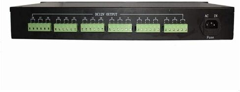 EVERSECU 17CH DC12V 30 Amp 1.5U/19 Rack Mount PTC Fuse CCTV Power Supply with Metal Box, AC Plug for Security Cameras, DVRs, IP Cameras, CCTV Cameras in Kuwait