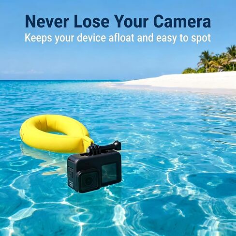 2 Pcs Waterproof Camera Float Floating Camera Strap for Underwater Camera - Float Case Around Wrist Save Device from Sinking in Kuwait