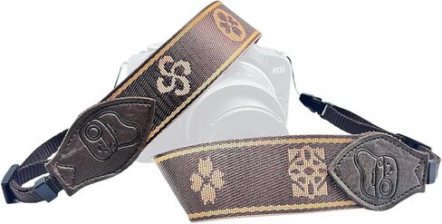 Camera Straps for Photographers, 1.5" Leather Camera Neck Strap, Quick Release Shoulder Camera Strap for All Cameras in Saudi Arabia
