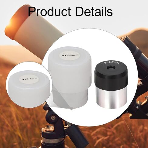 Telescope Eyepiece Lens 1.25 Inch Astronomy Eyepiece .5mm Metal Accessory Photography Replacement Kit Reliable Build Suitable for in Kuwait