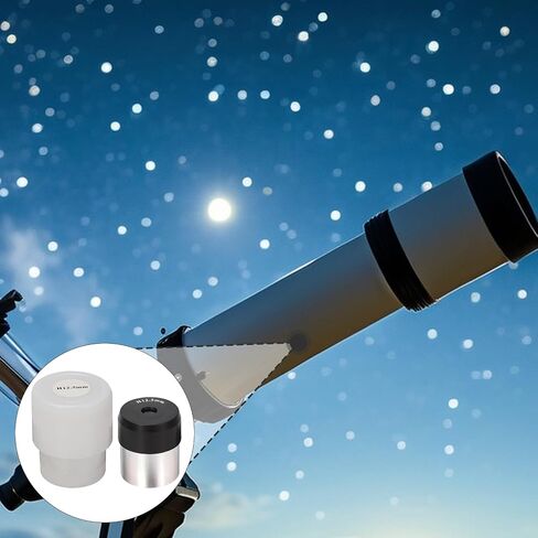 Telescope Eyepiece Lens 1.25 Inch Astronomy Eyepiece .5mm Metal Accessory Photography Replacement Kit Reliable Build Suitable for in Kuwait
