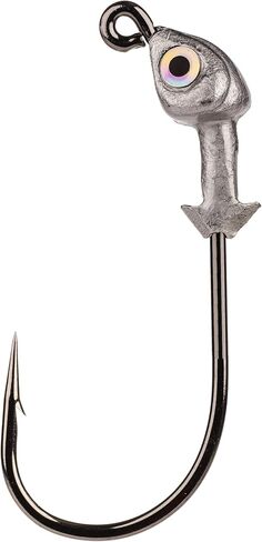 Strike King Flat's Jig Head Fishing Lure, Premium Black Nickel Hook in Kuwait