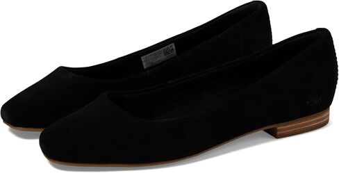 TOMS Womens Briella Black Suede 9 Medium in Kuwait
