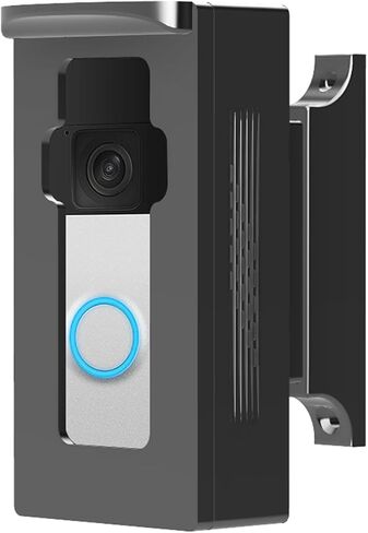 Doorbell Extender Mount Compatible with Ring for Brick Wall(1"–1-3/4") | 3 Extension Length Ranges, Rain Cap Protection, Drainage Hole, Sound Vents, Get Better View in Kuwait