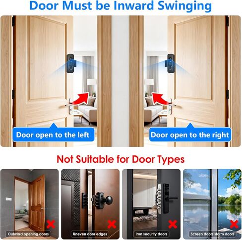 Anti-Theft Doorbell Mount for Blink Doorbell Camera, Adjustable Mounting Bracket Holder Accessories for Blink Video Doorbell, No Drill Door Bell Mount for Rentals, Apartment Door Security in Kuwait
