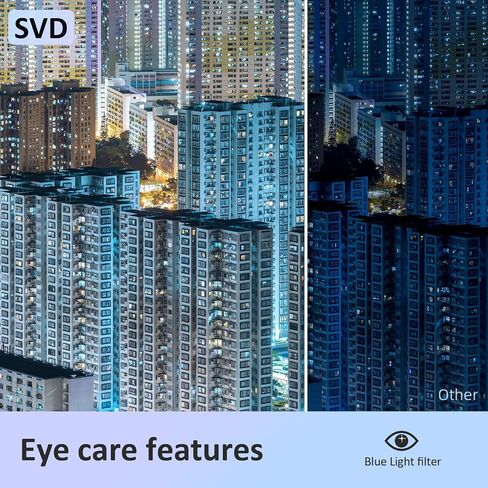 SVD 27" 4K UHD Security Monitor IPS HDR, HDMI 2.1+DP 1.4+Type-C 65W, Adaptive Sync, 3D Comb Filter, 60Hz 5ms 178°, Built-in Speakers, for CCTV DVR NVR in Kuwait