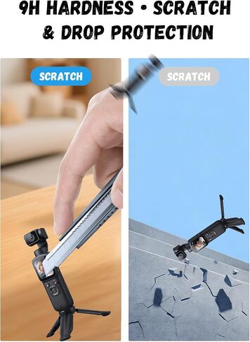 [2+2 Pack] for Lmzour HJD-05 4K Vlogging Camera Hydrogel Film Screen Protector. Self-Healing Anti-Scratch Bubble Free Easy Installation. in Kuwait