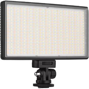 لوحة إضاءة فيديو LED احترافية، متوافقة مع هاتف Sony a7R IIIA، 240 مصباح LED، بطارية USB-C قابلة لإعادة الشحن بقدرة 4000 مللي أمبير في الساعة، سطوع قابل للتعديل ودرجة حرارة اللون (التسجيل والبث) in Kuwait