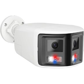 كاميرا أمان Anpviz 4K / 8MP 180 درجة PoE IP مزدوجة العدسة، بانورامية 180 درجة | كاميرا سلكية واسعة الزاوية في الهواء الطلق مع خاصية اكتشاف الإنسان/المركبة، إضاءة مزدوجة ذكية، صوت ثنائي الاتجاه، فتحة بطاقة MicroSD مدمجة in Kuwait