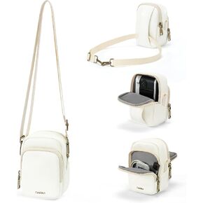 Cwatcun Mini PU Leather Sling Bag, Crossbody/Waist Case for Digital Cameras | Fits CanonG7 X, Fuji X100V, Sony a6400/a7C. PU leather, velvet lining, crossbody/waist 2-in-1, lightweight, adj strap. in Kuwait
