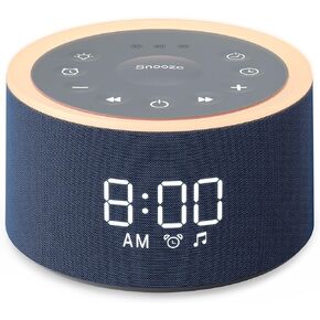 Dreamegg D1+ Sound Machine Alarm Clock, 29 Soothing Sounds with Night Light | Sound Machine for Sleep, White Noise Machine, 0-100% Dimmable, White Noise Alarm Clock for Bedrooms Adults Baby, Grey in Saudi Arabia