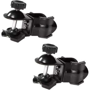 Selens 2 Pcs Heavy Duty Metal Dual U Clip C Clamp Type Bracket Mount | for Photo Studio Boom Arm Light Stand in Kuwait