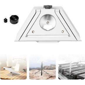 Canvcle Starlink Mini Tripod Adapter — 3-in-1 Mini Kickstand & Pipe Adapter & Tripod Adapter, Replacement Mount Works for Starlink Mini (1/4" - 3/8"), Fits Tripods, Camera Stands & Clamp Mounts in Kuwait