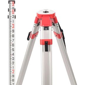Lightweight Aluminum Tripod (66" Height) and 9-Foot Grade Rod Set for Precise Land Surveying & Auto Level Construction in Kuwait