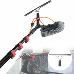 Adjustable Solar Panel and Window Cleaner Brush with Extendable Pole, Efficient Cleaning System for Solar Panels and Windows in Saudi Arabia