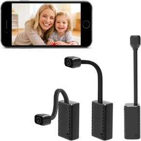 Rettru Security Camera with Magnetic Mount and Battery | Wireless Indoor Camera with Color Night Vision,Motion Detection,Local/Cloud Storage,for Phone & PC Viewing in Kuwait