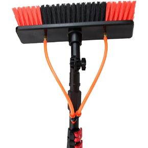 Water Fed Pole Kit for Window Cleaning, Telescopic Brush & Spray Washer - Complete Outdoor Glass & Solar Panel Cleaning Equipment in Saudi Arabia