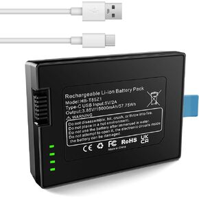 Battery for FamiLock S3, FamiLock S3 MAX, Upgrade High Capacity 15000mAh Lithium-Ion Battery Replacement Compatible with Fami Lock T85Z1 Enduring Energy Supply for Home Video Security Surveillance in Kuwait