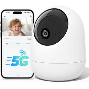 Rraycom 4Pack Indoor Wired Security Camera, Baby & Pet Monitor,2.5K Video | Motion Detection & Tracking, 24/7 Live View, Human/Motion/Sound Detection,2-Way Talk, Night Vision, Works/Alexa,SD/Cloud in Kuwait