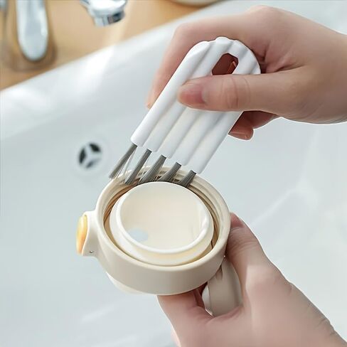 Multifunctional Computer Cleaning Kit with Soft Brush, Angle Gap Dust Collector, and Key Cap Cleaner for Keyboard, PC, Laptop, and Electronics (1pc) in Kuwait