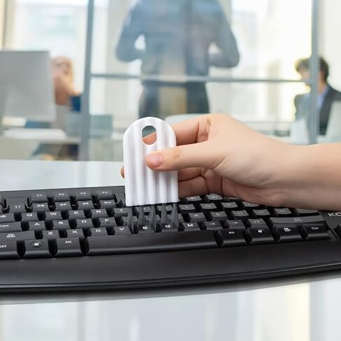 Multifunctional Computer Cleaning Kit with Soft Brush, Angle Gap Dust Collector, and Key Cap Cleaner for Keyboard, PC, Laptop, and Electronics (1pc) in Kuwait