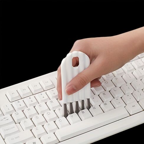 Multifunctional Computer Cleaning Kit with Soft Brush, Angle Gap Dust Collector, and Key Cap Cleaner for Keyboard, PC, Laptop, and Electronics (1pc) in Kuwait