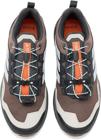 adidas Womens Terrex Skychaser Gore-TEX Hiking Shoes Earth Strata/Grey/Semi Flash Aqua 8.5 Medium in Kuwait