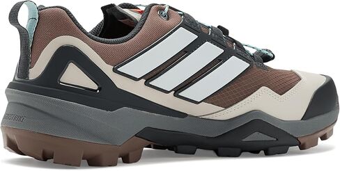 adidas Womens Terrex Skychaser Gore-TEX Hiking Shoes Earth Strata/Grey/Semi Flash Aqua 8.5 Medium in Kuwait