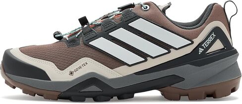 adidas Womens Terrex Skychaser Gore-TEX Hiking Shoes Earth Strata/Grey/Semi Flash Aqua 8.5 Medium in Kuwait
