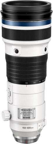 OM SYSTEM M.Zuiko 150-400mm f/4.5 TC 1.25x is PRO Lens, Micro Four Thirds Super Telephoto Zoom Lens, 300-800mm Equivalent, Built-in Teleconverter (Bundle) in Kuwait