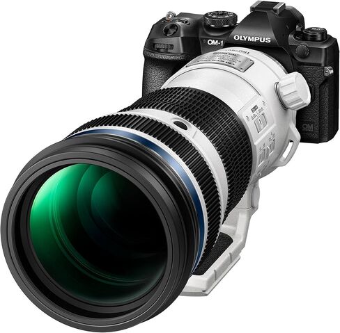 OM SYSTEM M.Zuiko 150-400mm f/4.5 TC 1.25x is PRO Lens, Micro Four Thirds Super Telephoto Zoom Lens, 300-800mm Equivalent, Built-in Teleconverter (Bundle) in Kuwait