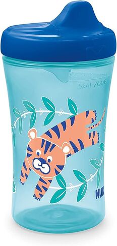 NUK Hide 'n Seek Hard Spout Cup, 10 Ounce, Whales & Tigers, Blue in Kuwait