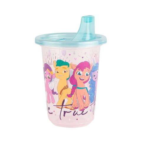 The First Years Take & Toss My Little Pony Sippy Cups - Reusable Toddlers Cups with Lids - Kids Party Pack with 2 Travel Caps - 10 Oz - 10 Count in Kuwait