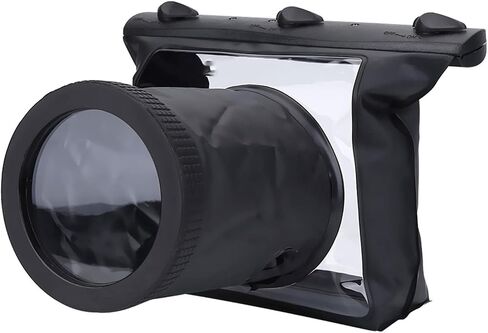 HURRISE HD Underwater Housing Case for DSLR Cameras - Depth 20m - Transparent Design, Complete Protection, Ideal for Diving, Swimming & Outdoor Adventures in Kuwait