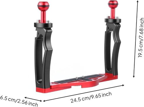 Underwater Filming Bracket Aluminum Alloy Underwater Camera Tray Dive Ready for Diving, Mixed Color, Handheld in Kuwait