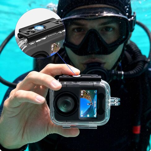 Dive Case for Camera, Underwater Camera Housing, with Bracket, for Snorkeling and Diving in Kuwait