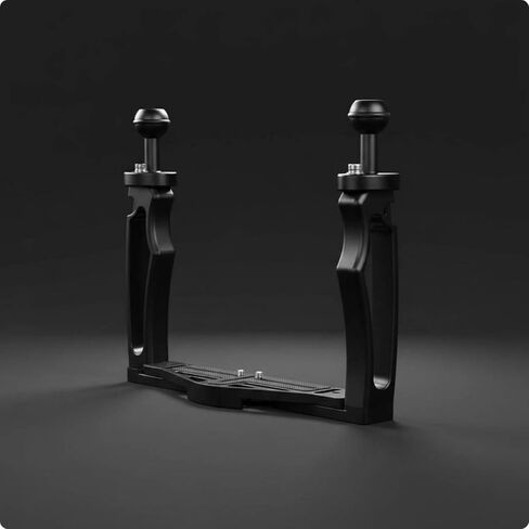 Underwater Filming Bracket Aluminum Alloy Underwater Camera Tray Dive Ready for Diving, Black, Handheld with Shutter in Kuwait