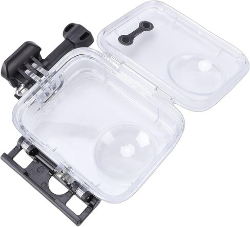 ANGGREK Dive Case, PC Camera Housing with 45M 147FT Depth, 98% Light Transmittance, Optical Glass Lens, Bracket, for Osmo 360 Diving Snorkeling Surfing in Kuwait