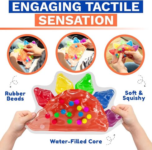 4-Pack Color Sorting Sensory Toys for Toddlers Ages 3+ Montessori Travel Toys Calm Down Toy for Preschool | Flower, Porcupine, Cloudy Rainbow Color Matching Activities Gift Ready for Boys Girls B-Day in Kuwait