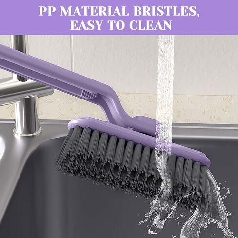 2PCS Multi-Function Rotating Crevice Cleaning Brush, 360 Degree Rotating Crevice Cleaning Brush Household, No Dead Corners Hard Bristle Crevice Gap Brush Tool for Door Window Track Kitchen in Saudi Arabia