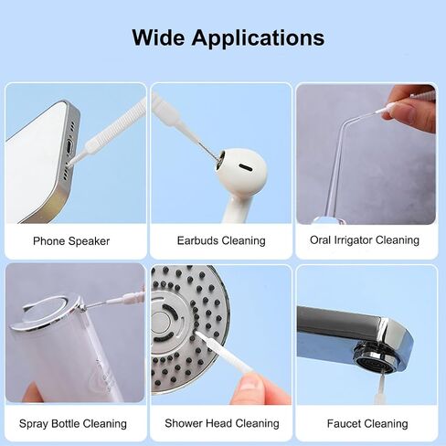 10 Pieces Phone Charging Port Cleaning Brushes,Anti-Clogging Mini Brush Cleaner for Phone Speaker and Receiver,Earbuds,Tablet Camera in Kuwait