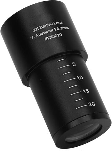 2X HD Optical Lens Microscope Eyepiece for Clear Imaging, 23.2mm Aluminum Alloy Universal Lightweight Body for Biological Microscope in Kuwait