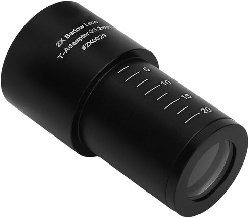 2X HD Optical Lens Microscope Eyepiece for Clear Imaging, 23.2mm Aluminum Alloy Universal Lightweight Body for Biological Microscope in Kuwait