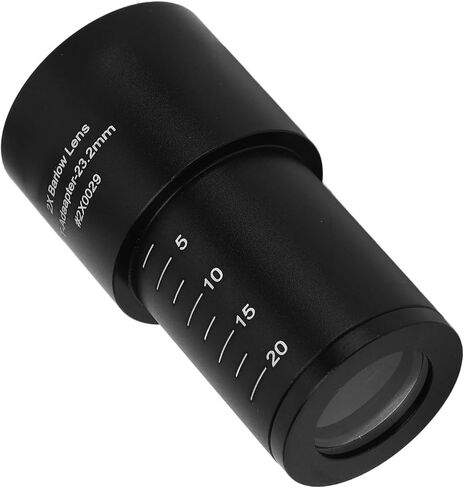 2X HD Optical Lens Microscope Eyepiece for Clear Imaging, 23.2mm Aluminum Alloy Universal Lightweight Body for Biological Microscope in Kuwait