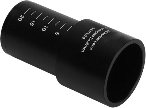 2X HD Optical Lens Microscope Eyepiece for Clear Imaging, 23.2mm Aluminum Alloy Universal Lightweight Body for Biological Microscope in Kuwait