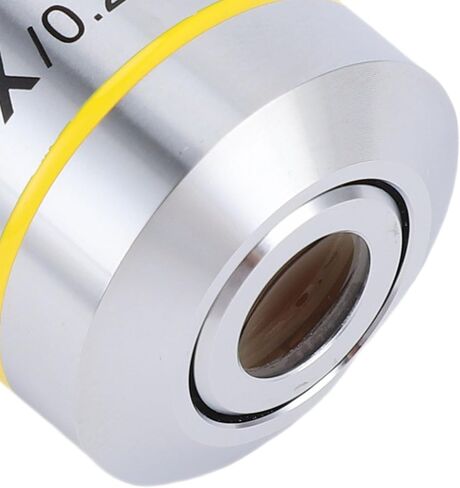 Generic 10X Multicoated Plan Objective Lens for Clear Images in Research and Education with 20.2mm RMS Thread in Kuwait