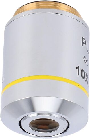 Generic 10X Multicoated Plan Objective Lens for Clear Images in Research and Education with 20.2mm RMS Thread in Kuwait