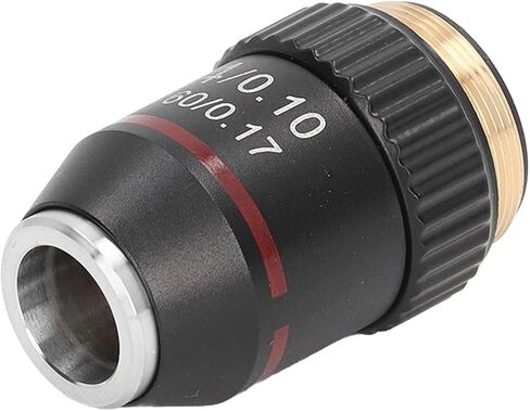 4X High Magnification Lens Achromatic Microscope Objective 4X Magnifying Lens Microscope with RMS 20.2mm Interface for Biological Microscopes Study Research Work in Kuwait