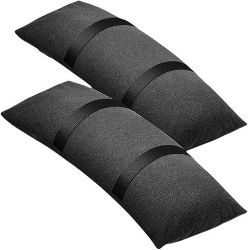 2 Pieces Outdoor Fillable Sand Bags Arched Weight Bags for Patio Furniture Canvas Material Weatherproof Accessories Suitable for Yard Lawn Garden in Kuwait