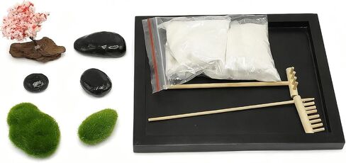Zen Sand Garden Mini Sand Tools Kit for Office,Desktop, Sandbox in Kuwait